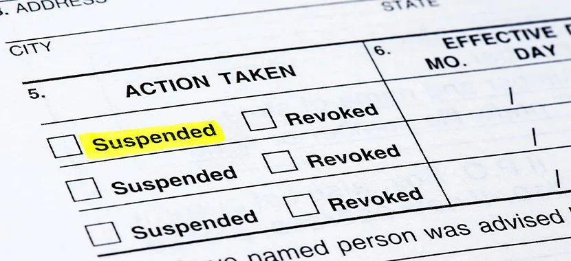 Will My Driver’s License Be Suspended?